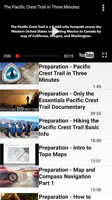 Pacific Crest Trail Xplorer android App screenshot 0